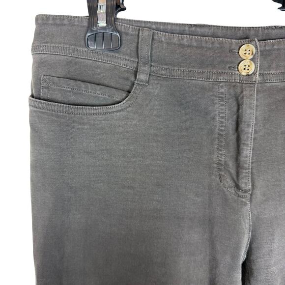 Eileen Fisher Jeans Womens Medium Gray Denim 5-Pockets Mid-Rise Bootcut Leg - Picture 5 of 12